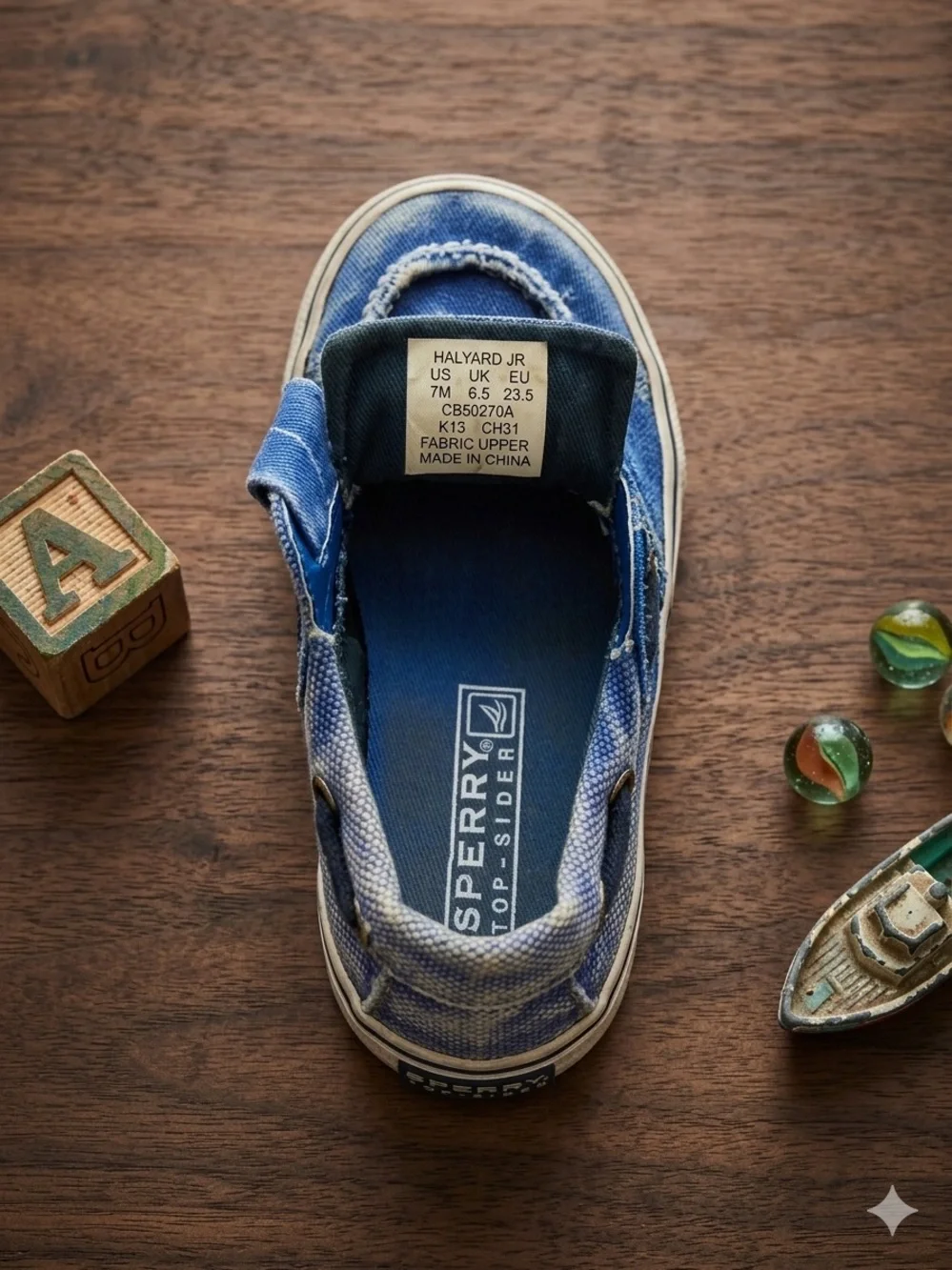 Sperry Kids Blue Top Sider Boat Shoes Toddler 7